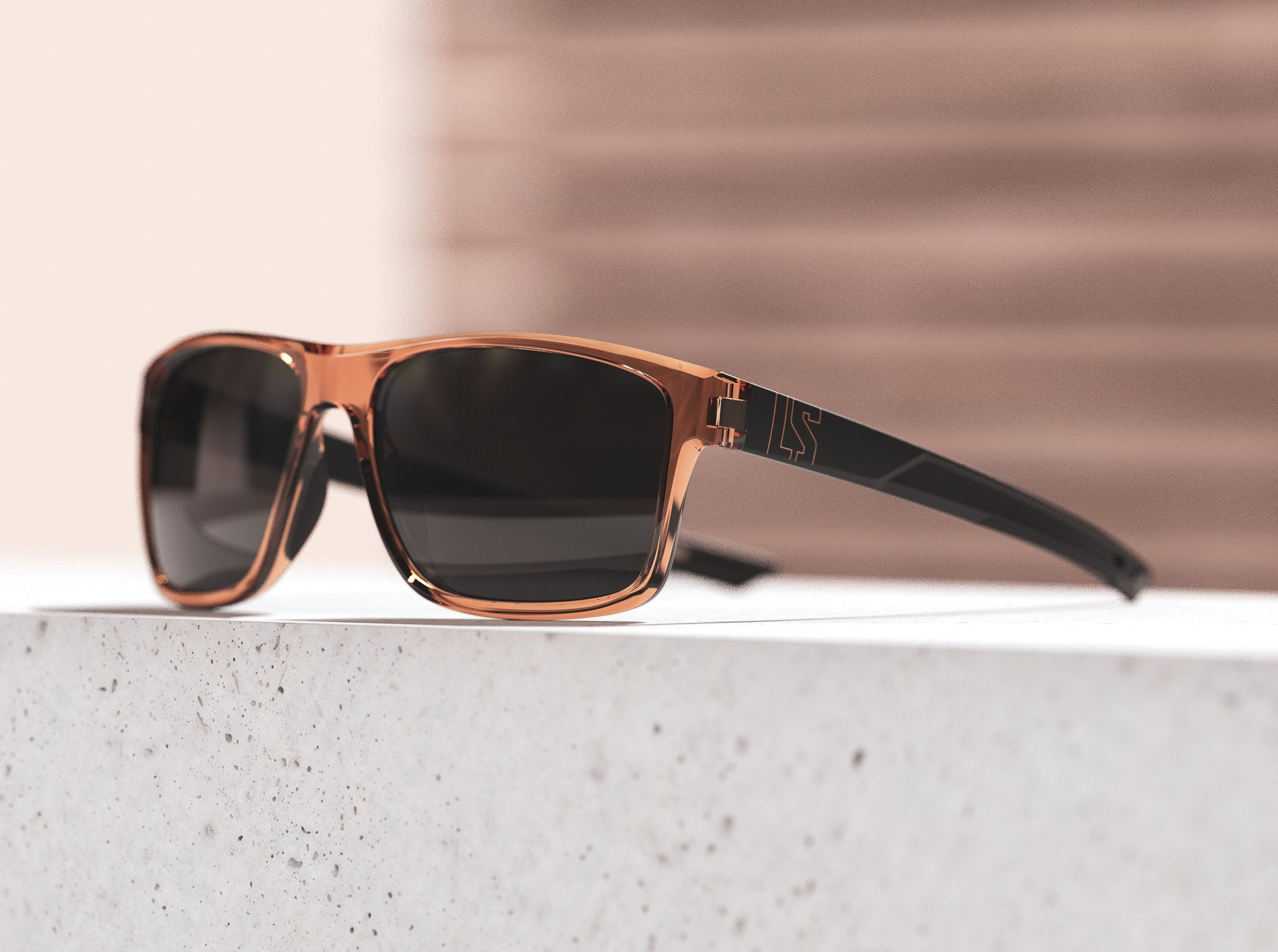 Lunettes de soleil Loubsol Icon couleur pêche
