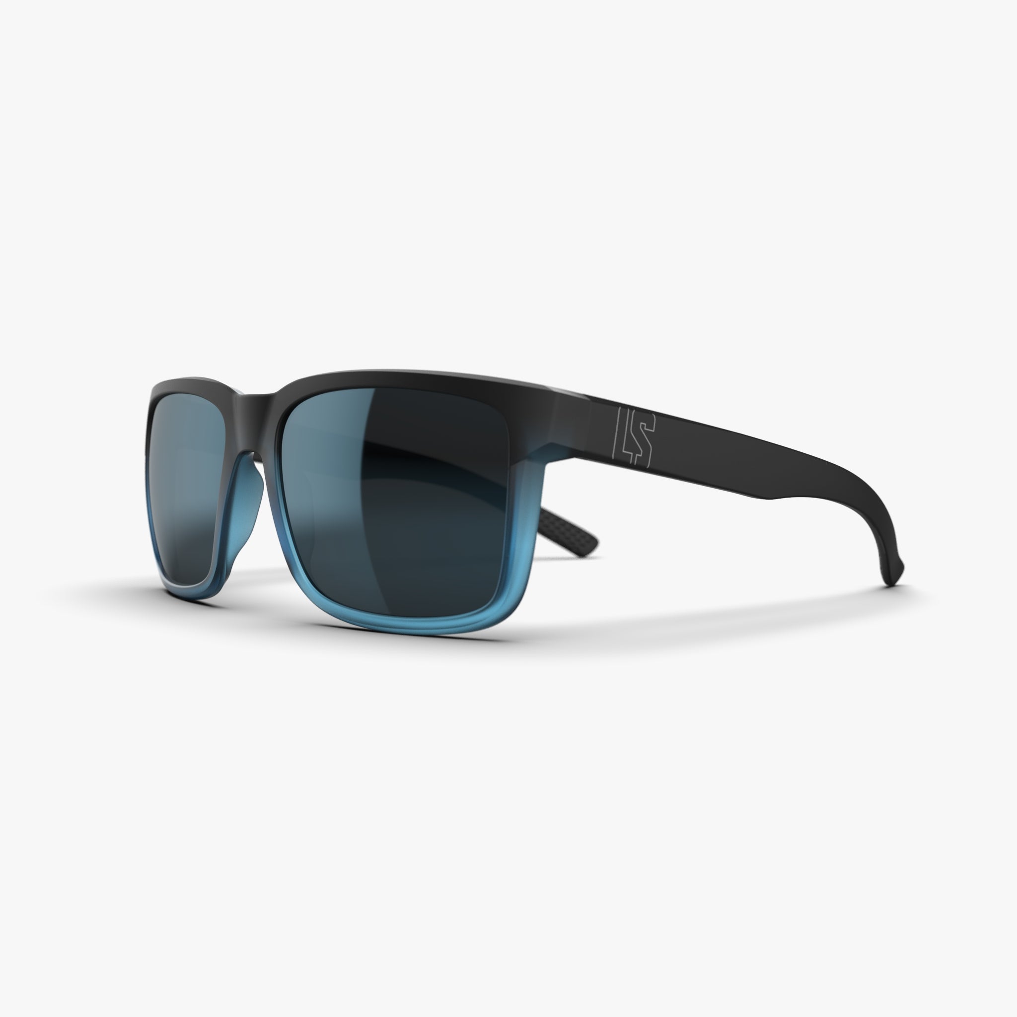 Loubsol Cutback Soft Touch Polarisé#couleur_noir-degrade-bleu